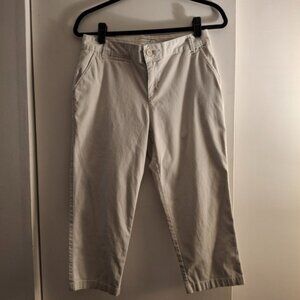 Caribbean Joe Women's Light Khaki Corded Chinos